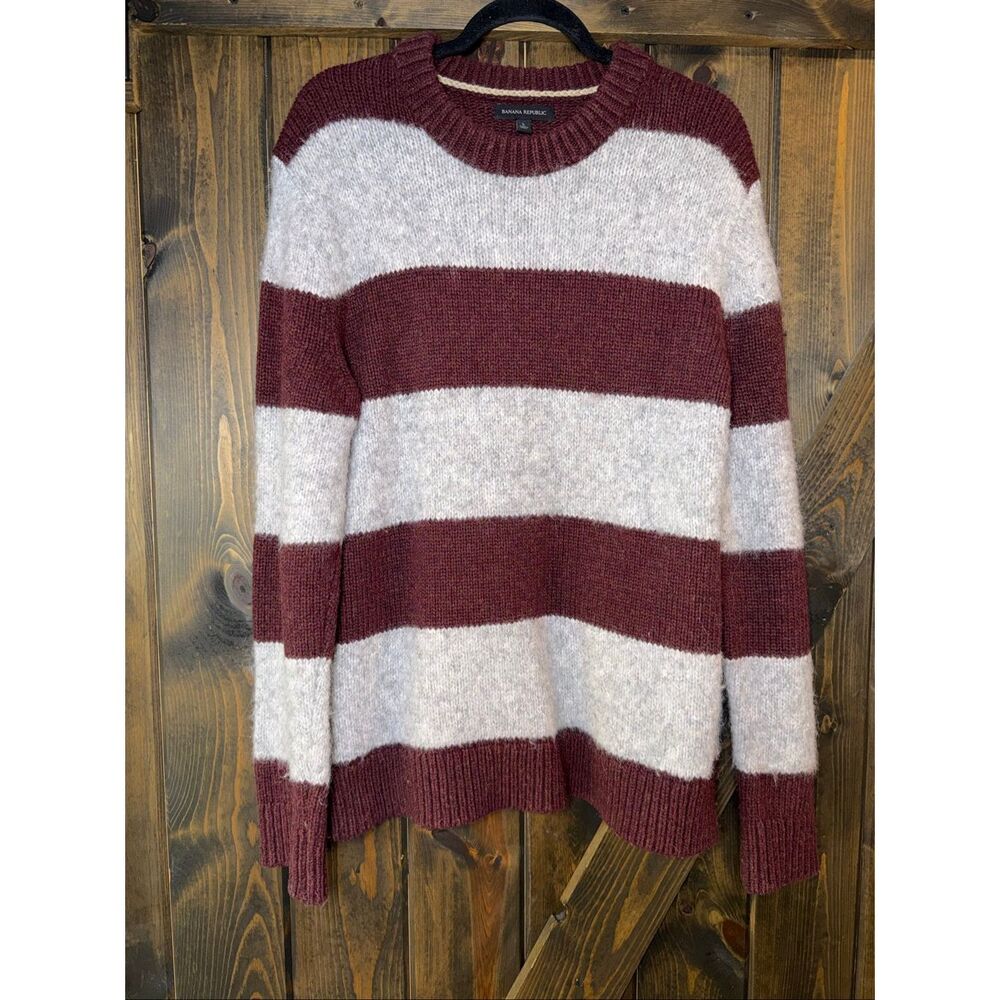 Banana Republic Wool Alpaca Fuzzy Sweater